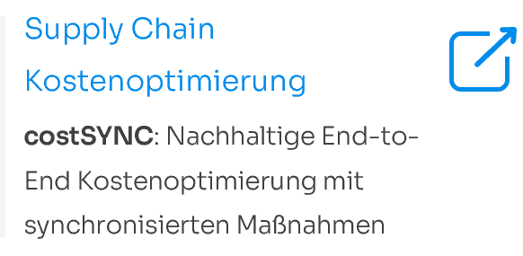 Supply Chain Kostenoptimierung